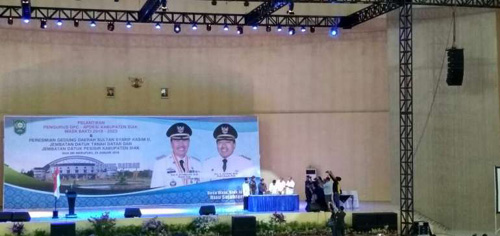 Beranggaran Rp135 Miliar, Gedung SSK II Siak Diresmikan Bupati Syamsuar